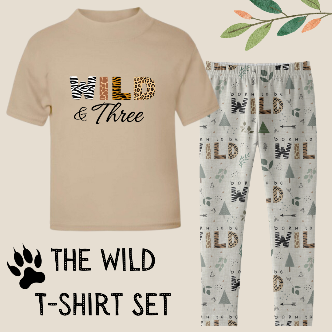 Wild T-shirt & Leggings