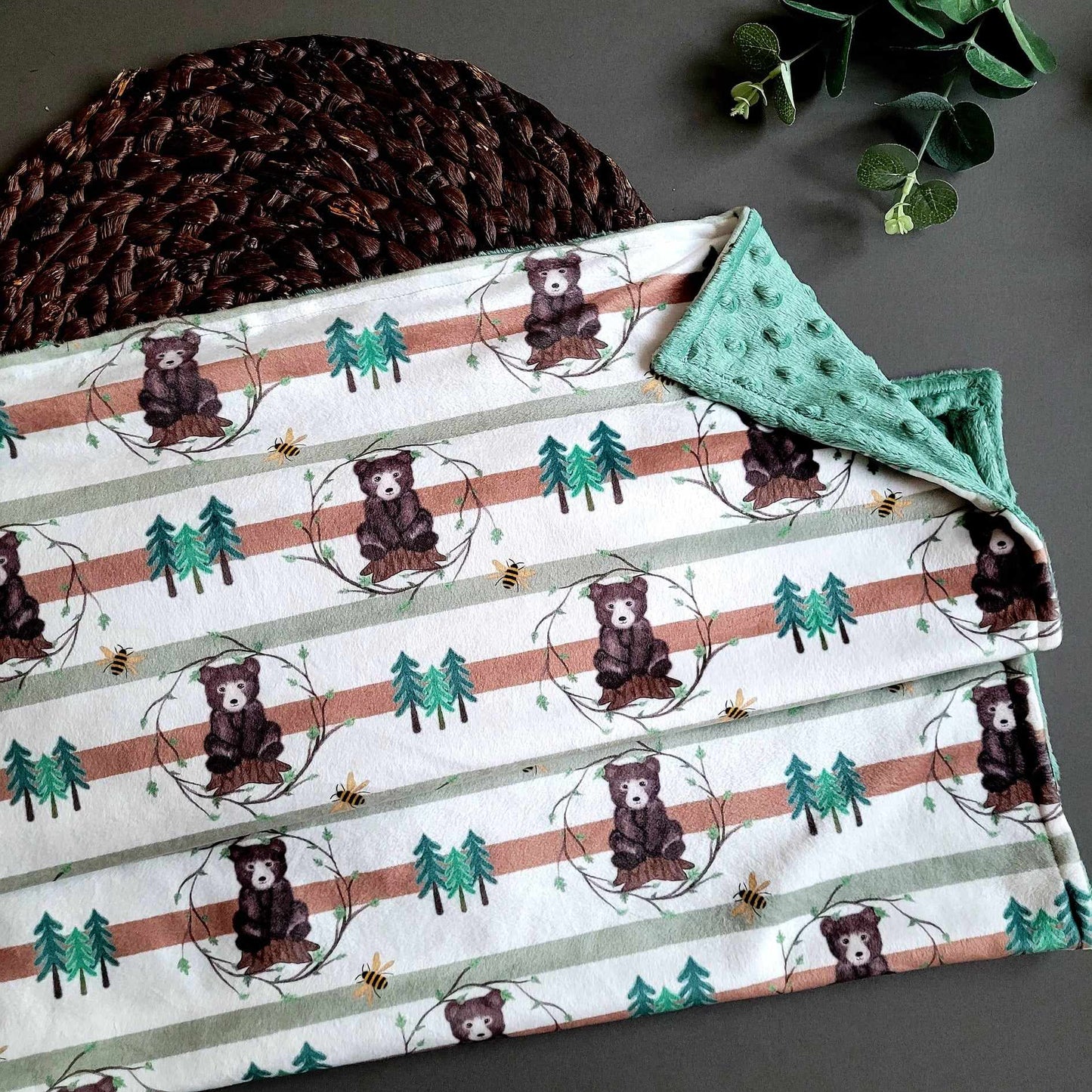 Forest Bear Blanket