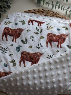 PRE-CUT Highand Cow Blanket