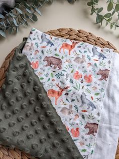 PRE-CUT Woodland Snuggle Blanket