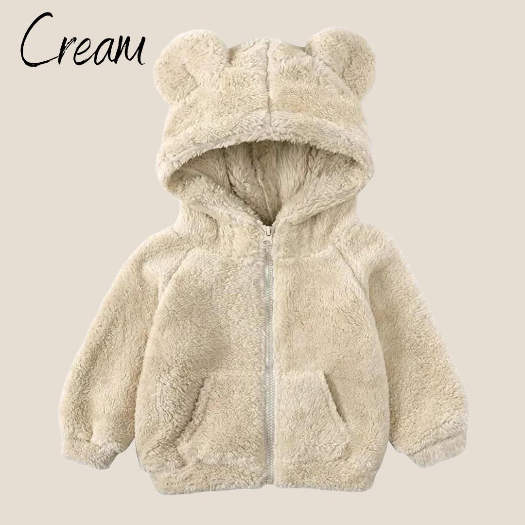 Cream Bear Hoody