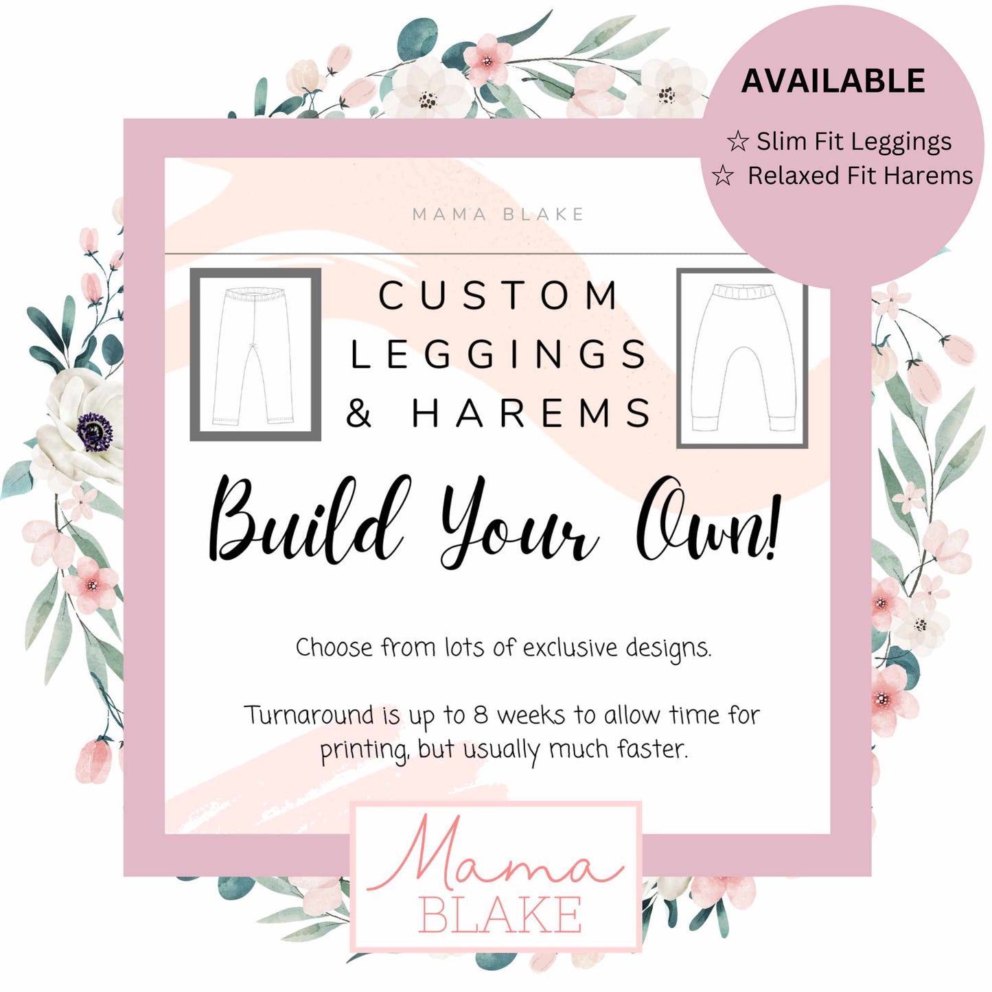 Custom Leggings & Harems