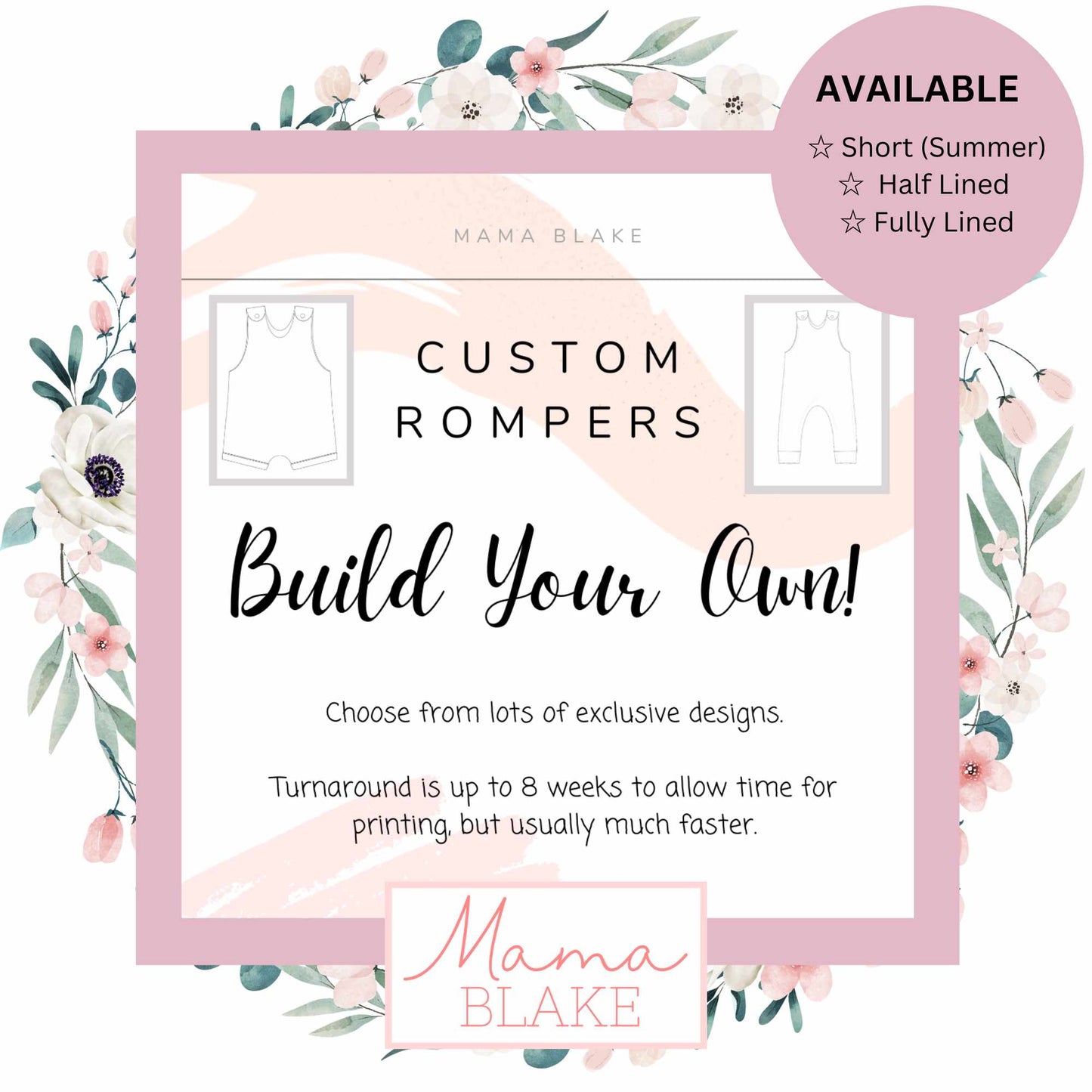 Custom Rompers