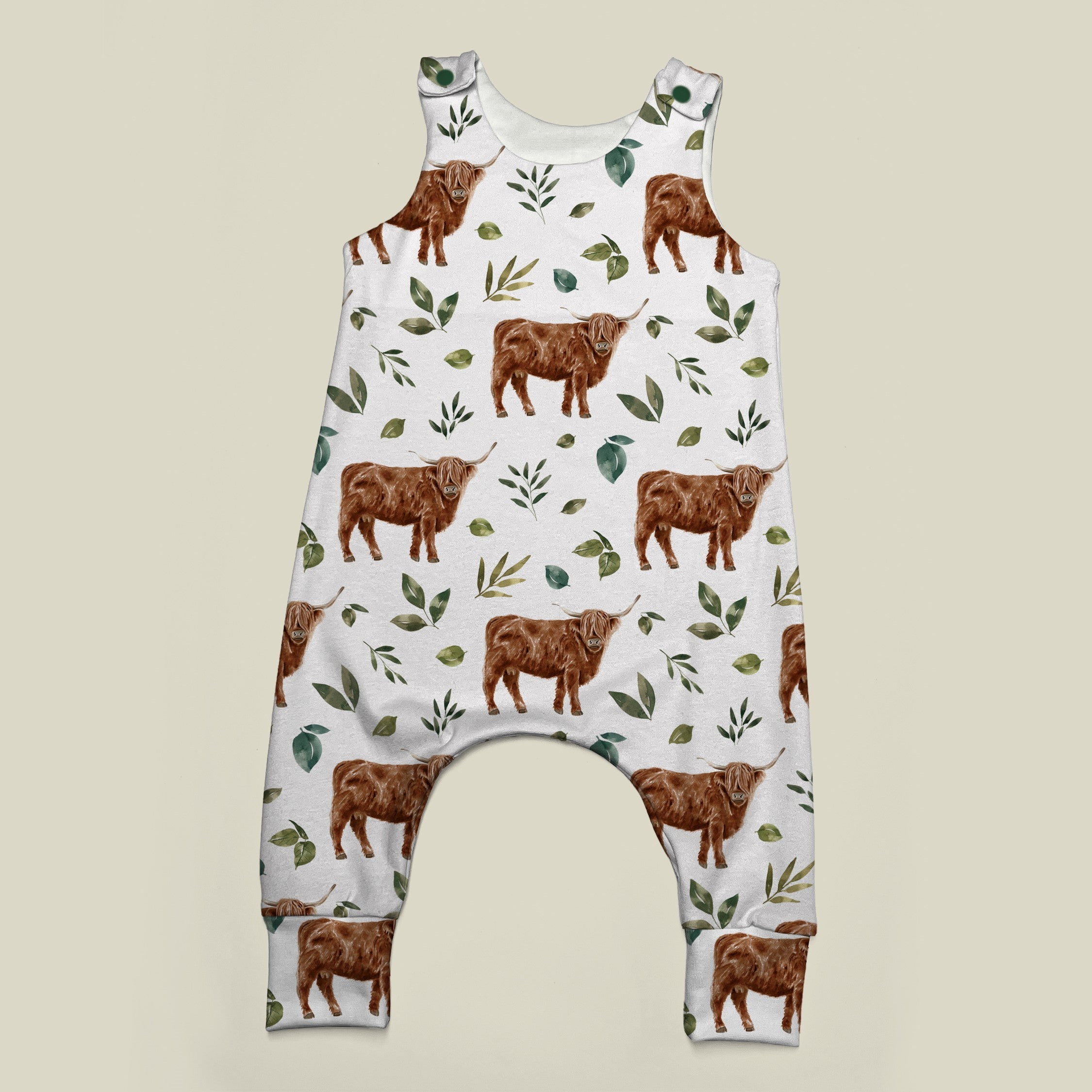 Highland Cow Romper – Mama Blake