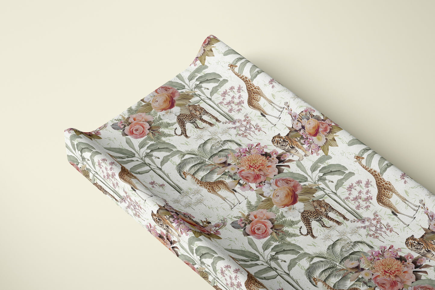 Safari Rose Wedge Changing Mat